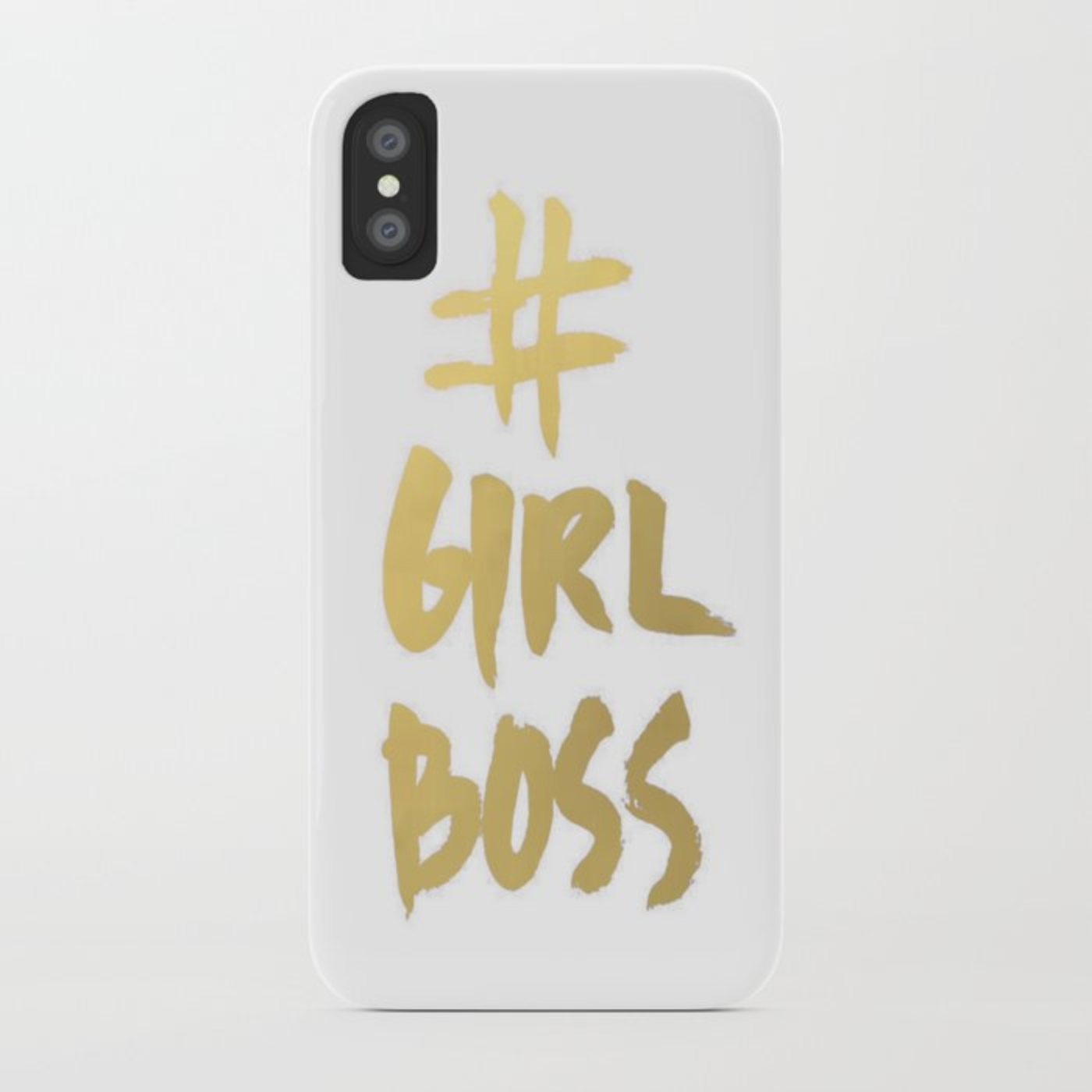 Girlboss Gift Ideas Birthday Gift Inspiration Hashtag Girl Boss Iphone Case Gold Foil