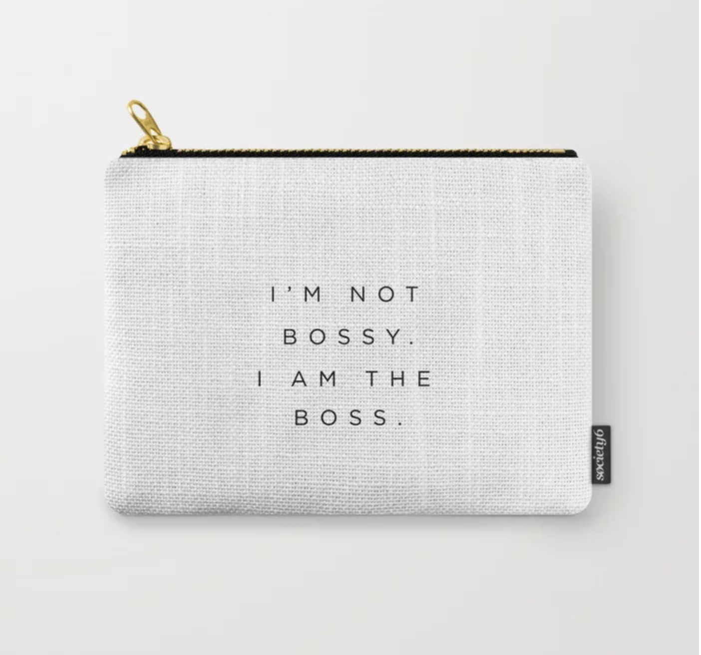 Girlboss Gift Ideas Birthday Gift Inspiration I'm Not Bossy I am The Boss Pouch