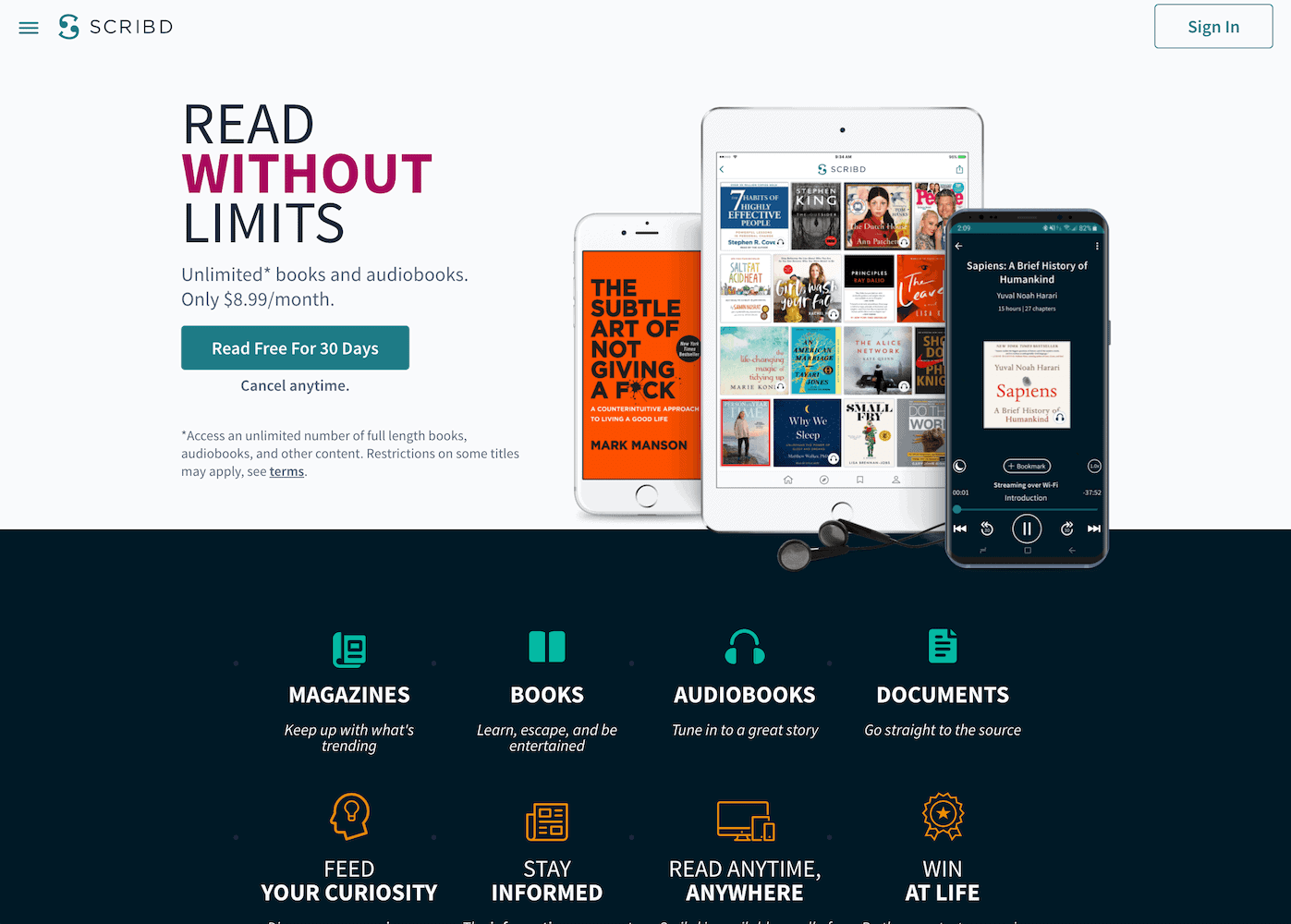 Scribd Free Trial 60 Days Why Reading Books is Important for Entrepreneurs Billionaire Secret to Success