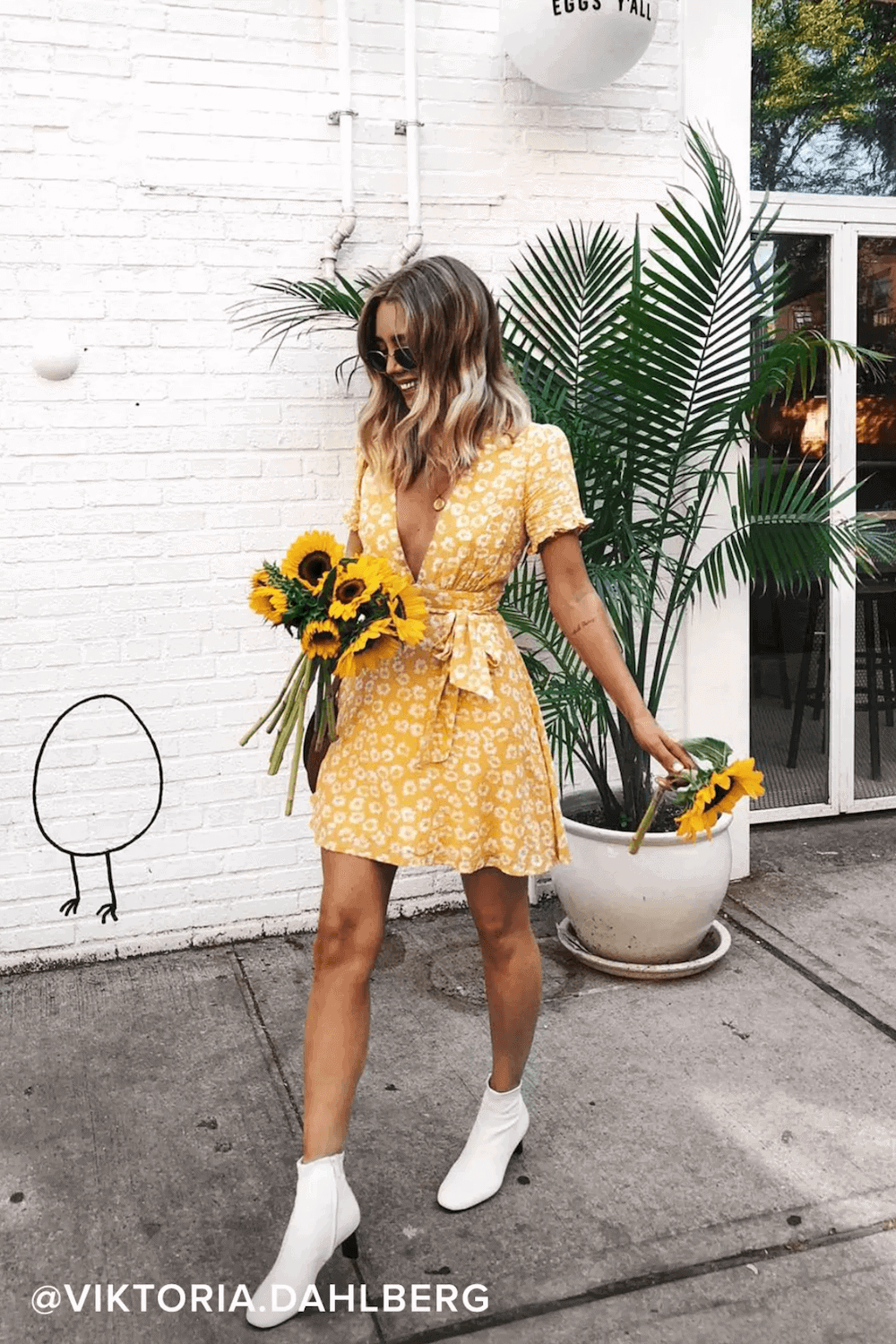 Summer Outfits Sundresses Beach Casual Mustard Yellow Floral Print Mini Dress Lulus (1)