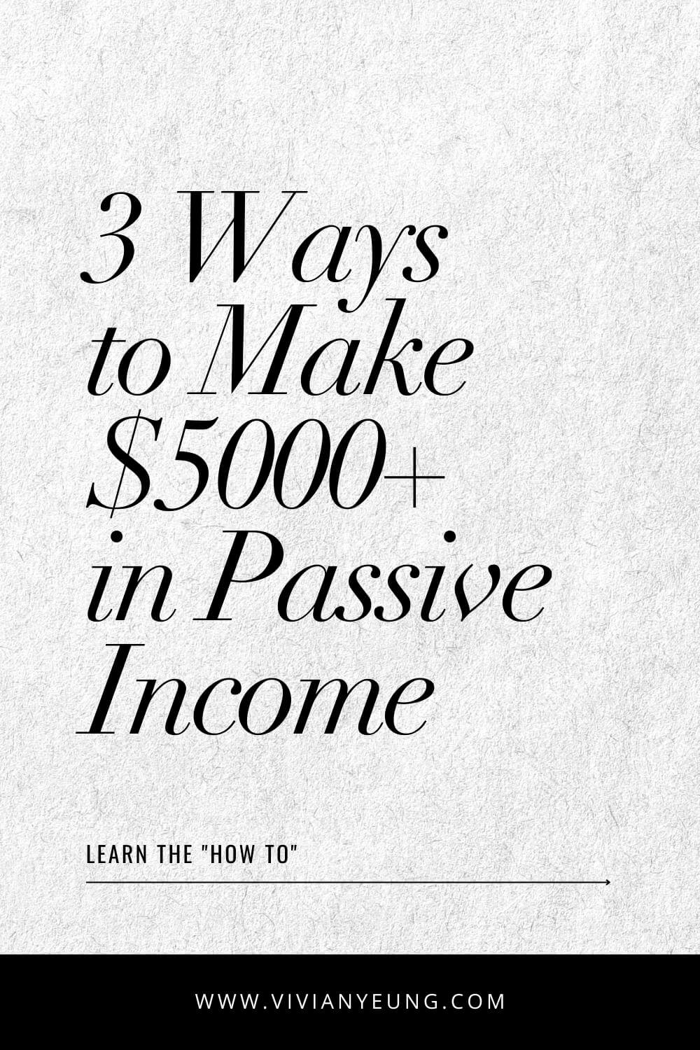 Generate Passive Income Online Smart Passive Income Ideas 2