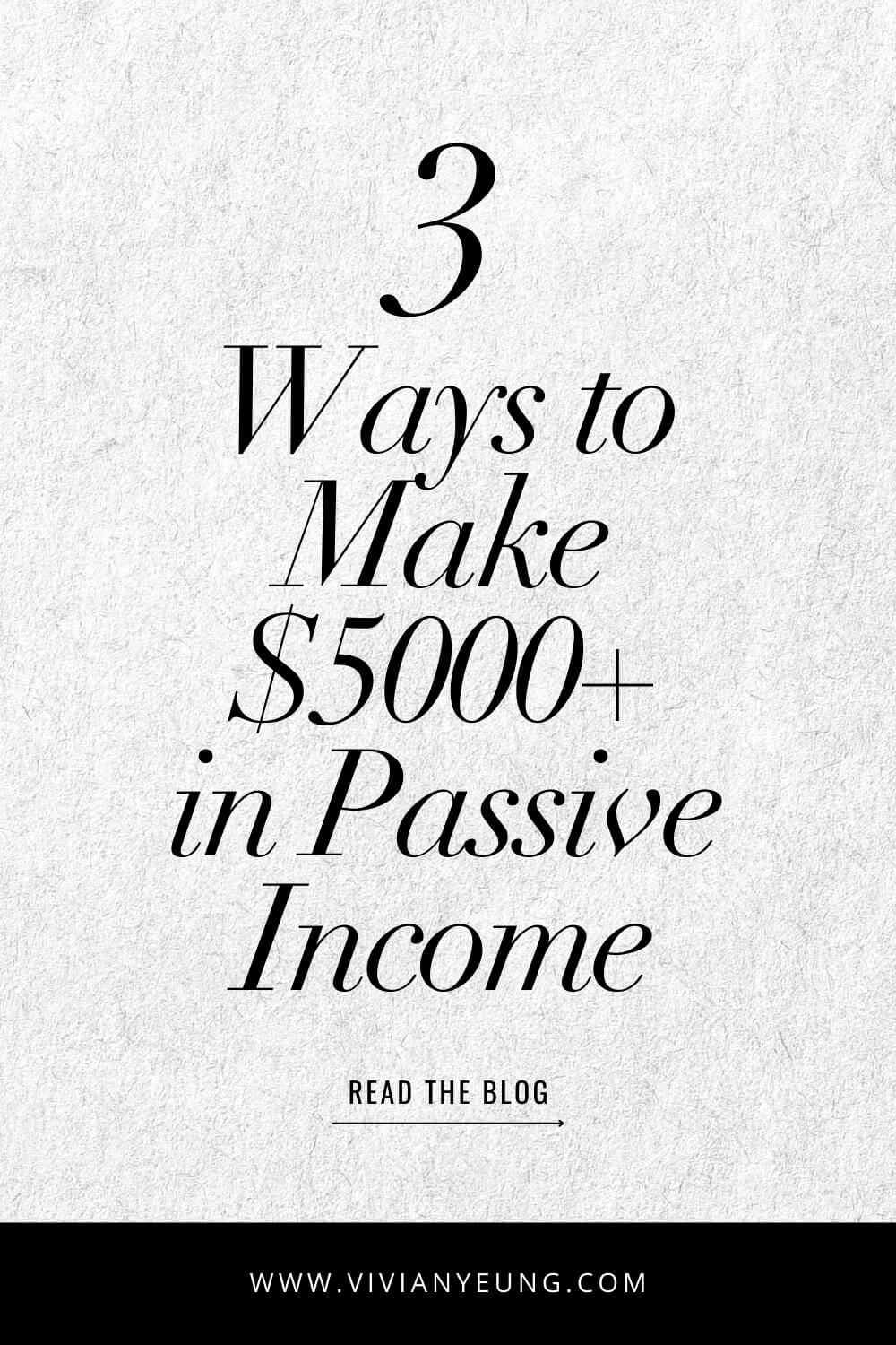 Smart Passive Income Ideas Online Beginner Passive Income with No Money 2