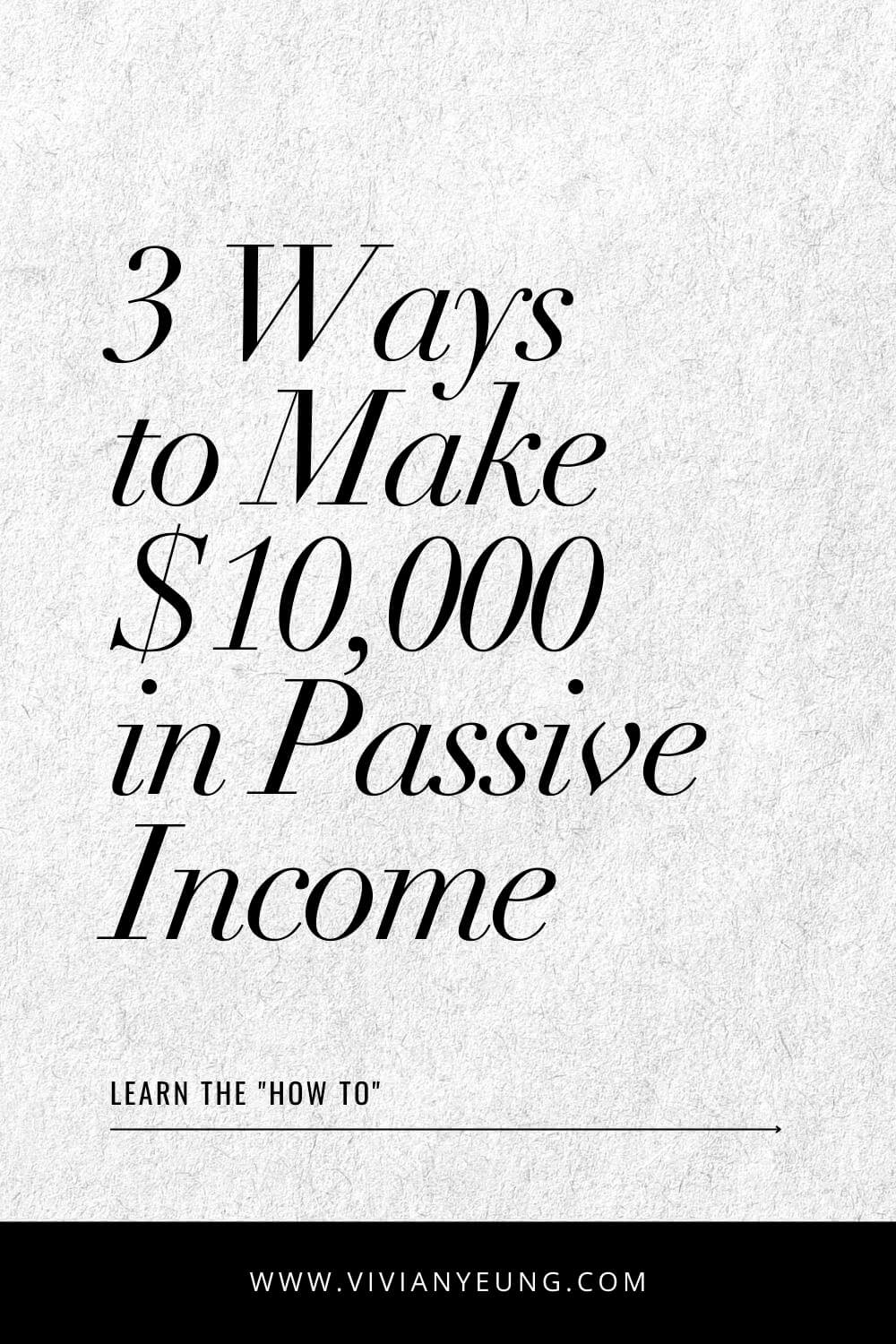 Beginner Passive Income with No Money Generate Passive Income Ideas 2