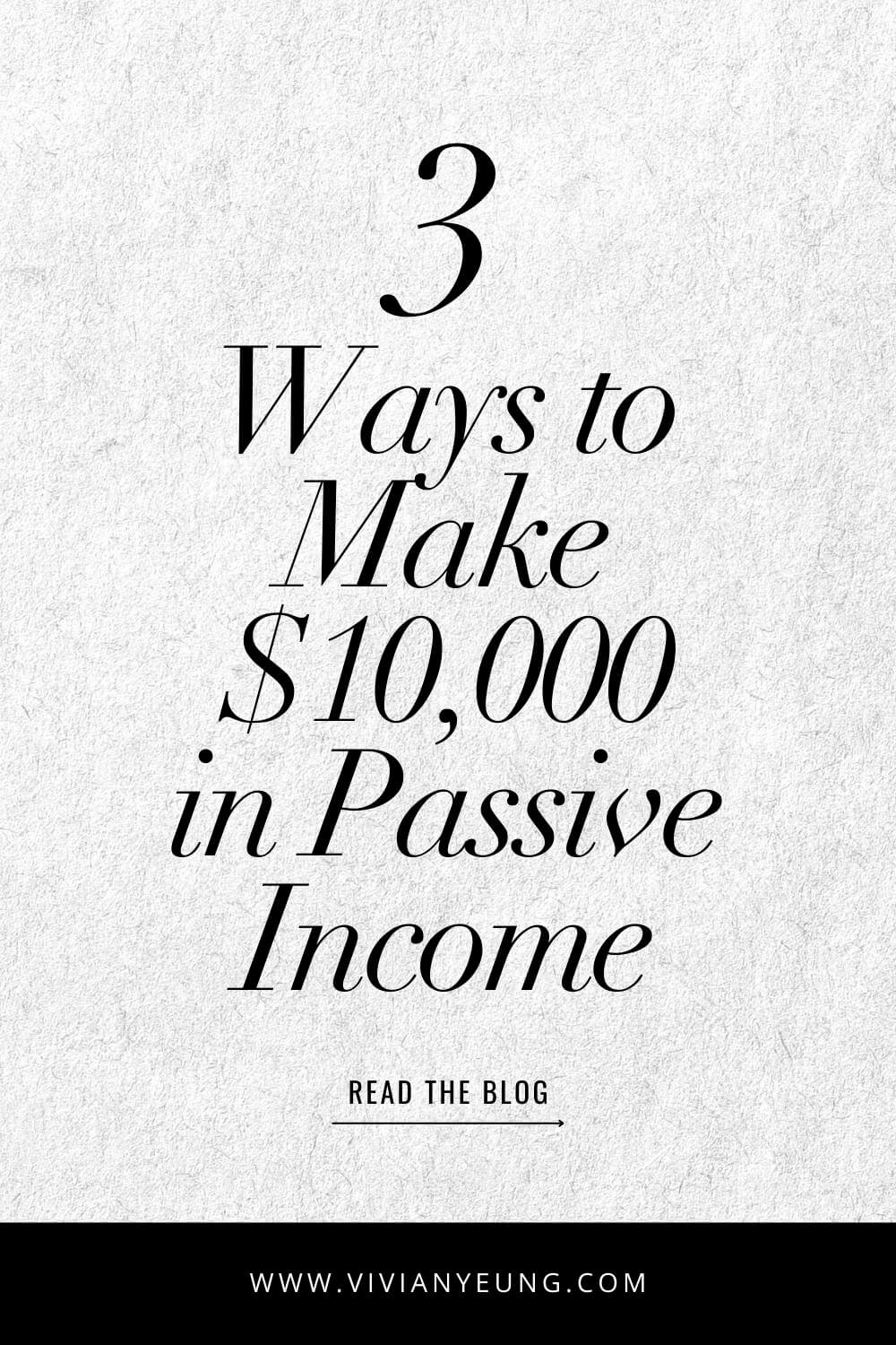 Beginner Passive Income with No Money Generate Passive Income Ideas