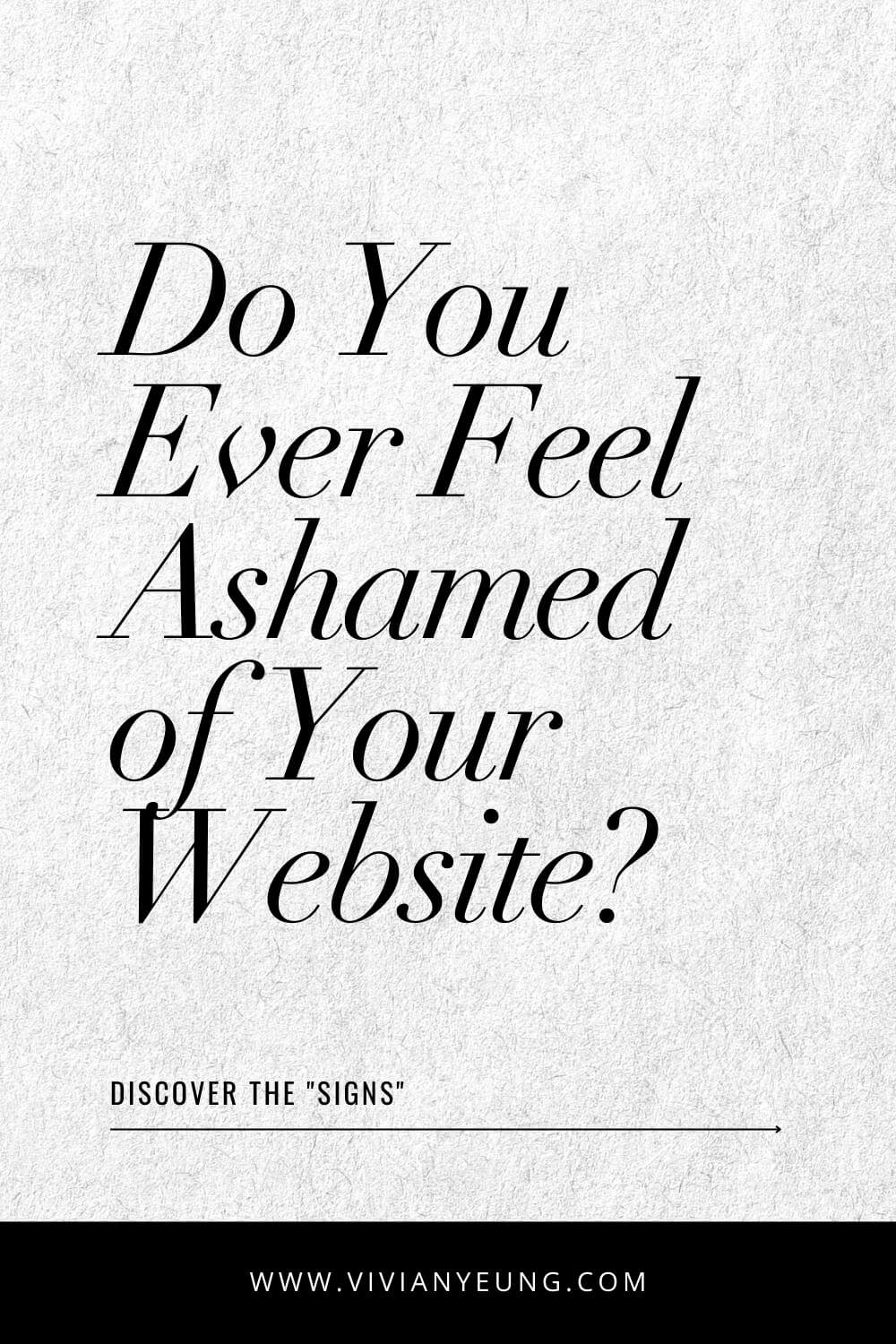 Signs You May Have Website Shame Web Design for Wedding Planners 4
