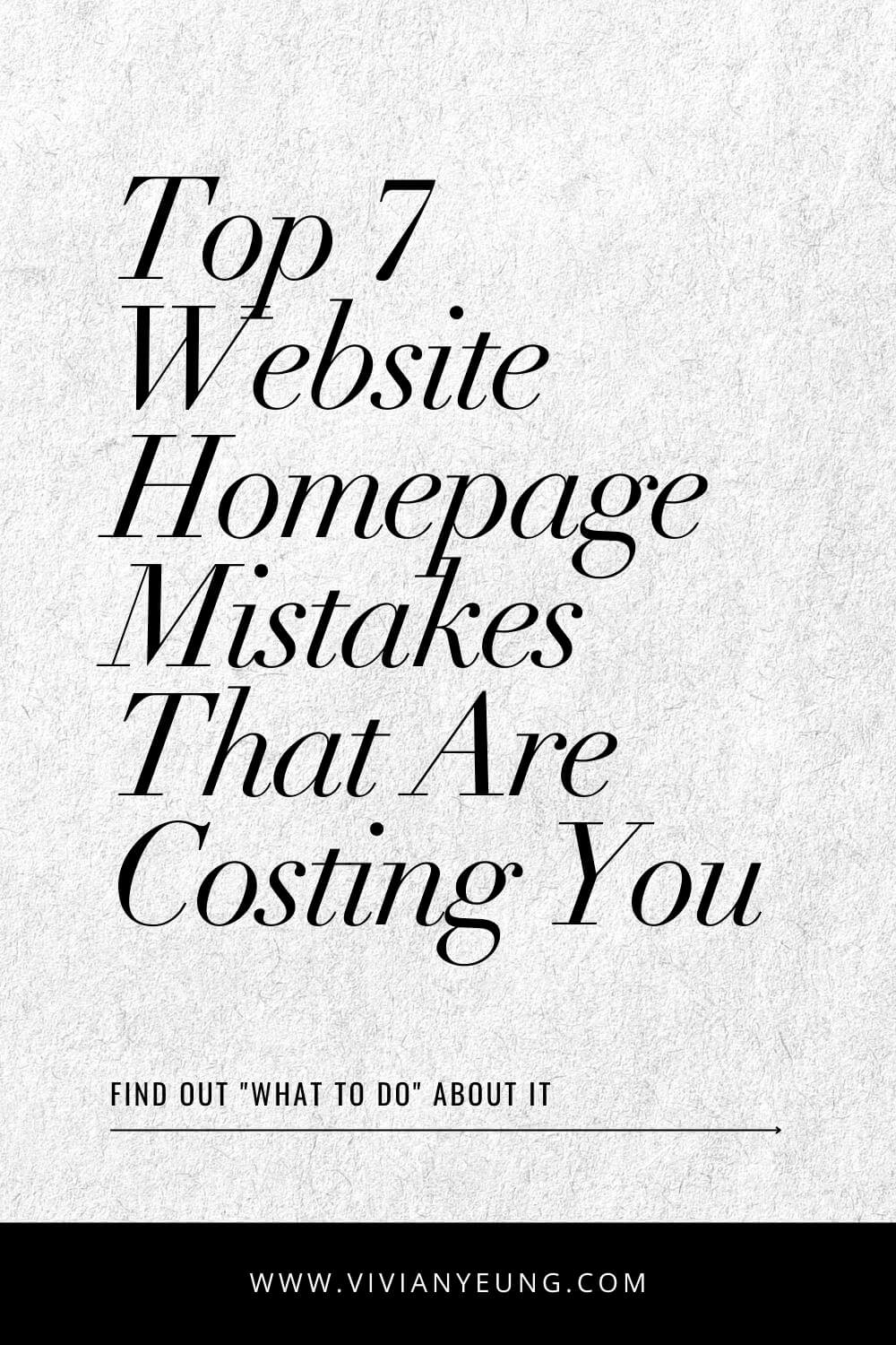 Website Homepage Mistakes That Are Costing You Best Website Design Tips 2