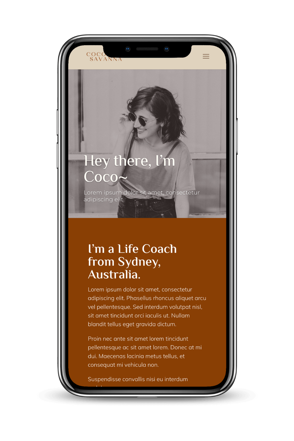 WordPress Website Templates for Life Coaches Business Mentors Done for You Coco 4